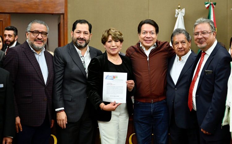 Delfina Gómez solicita registro como candidata a la gubernatura del Edomex