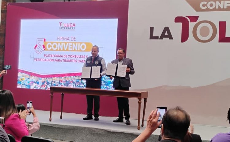 Toluca digitaliza trámites catastrales