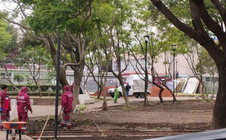 Jardín Zaragoza estará listo antes de las Fiestas Patrias