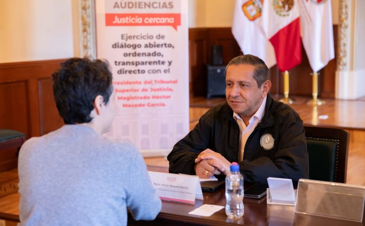 PJEdomex abierto y cercano con audiencias ciudadanas