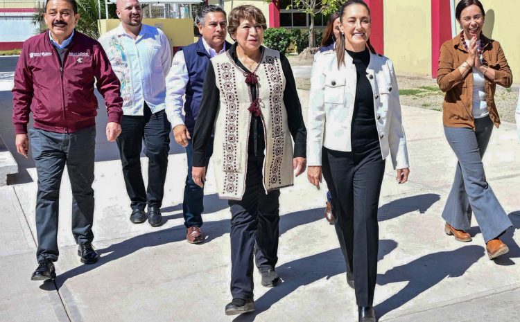  Unen esfuerzos Delfina Gómez y Claudia Sheinbaum a favor del oriente mexiquense