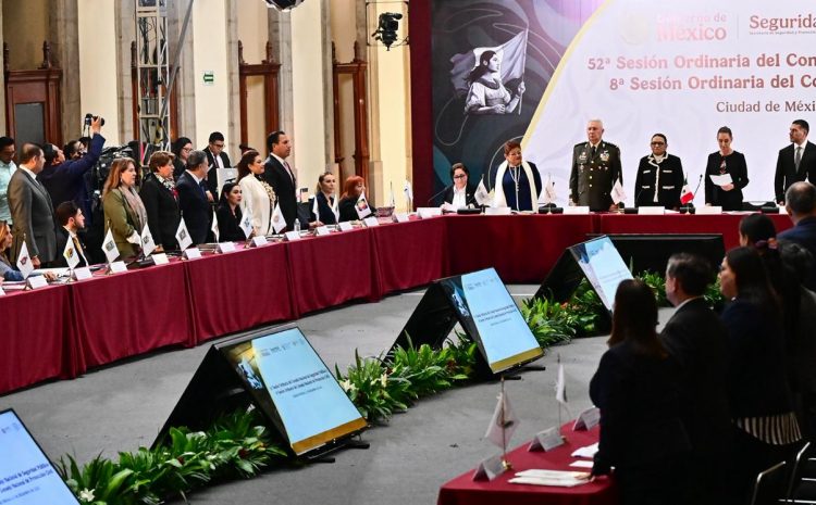  Edoméx respalda acuerdos de seguridad