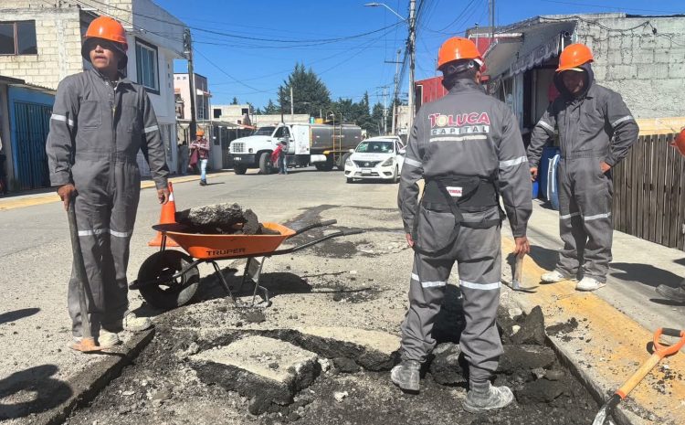  Toluca invertirá 90 mdp en bacheo