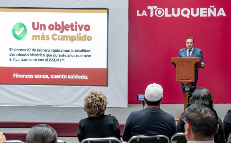  Toluca líquida deuda histórica con el ISSEMYM