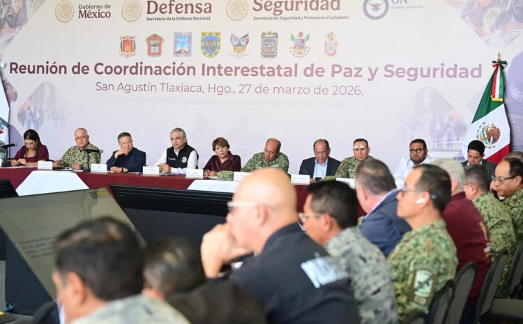  Gobernadora Delfina Gómez participa en la Coordinación Interestatal de Paz y Seguridad