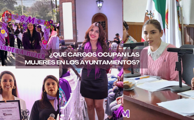  ¿Qué cargos ocupan las mujeres en los ayuntamientos?