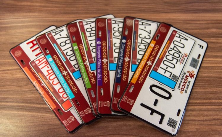  Edomex renueva placas de transporte público