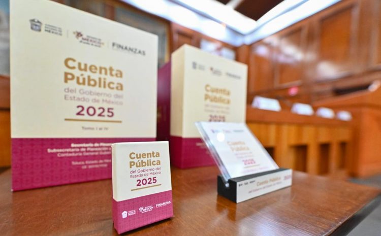  Registra Edomex superávit de 15 mil 846.4 mdp en 2025