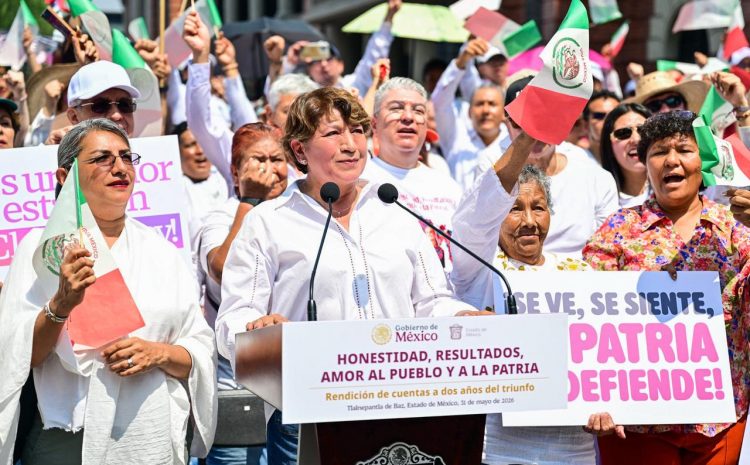  Delfina Gómez refrenda apoyo a Claudia Sheinbaum
