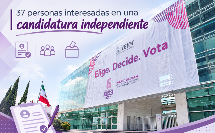 Hay 37 personas interesadas en una candidatura independiente