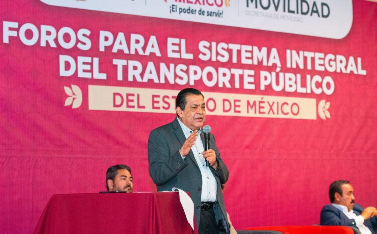  Edomex inicia foros para renovar sistema de transporte público